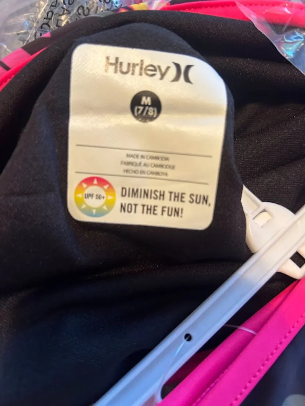 New! Hurley Girls 2-Piece Tankini - fun and sylish!